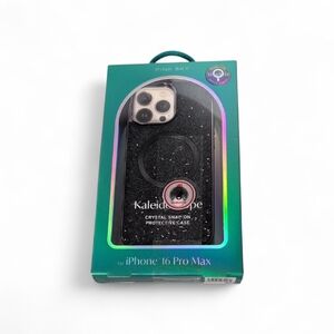 Pink Sky Kaleidoscope Crystal Snap-On iPhone 16 Pro Max Case